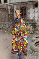 African Summer Parka In Patchwork - The Continent Clothing