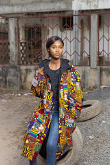African Summer Parka In Patchwork - The Continent Clothing