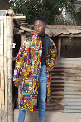 African Summer Parka In Patchwork - The Continent Clothing