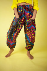 African Trousers In Beautiful Wow Print - The Continent Clothing