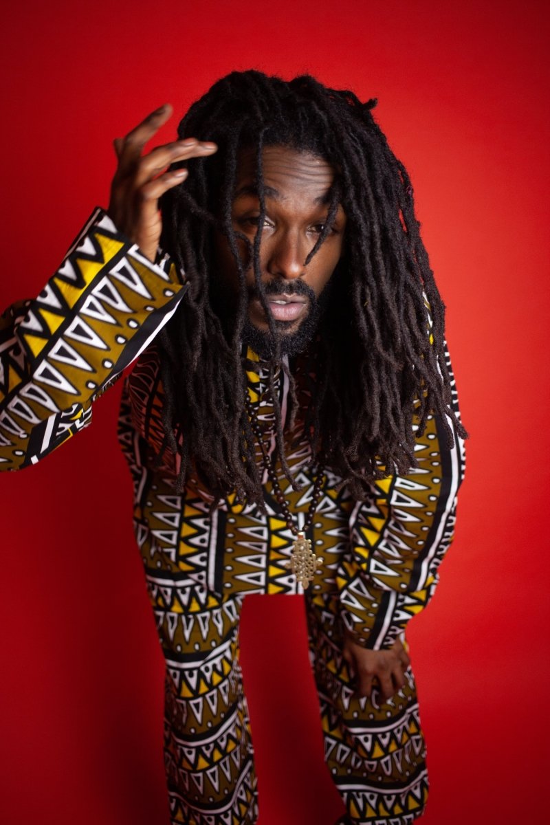 African Trousers in Earthy Tones Mud Cloth - Continent Clothing 