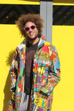 African Woolen Parka in Patchwork - African Winter Coat - Continent Clothing 