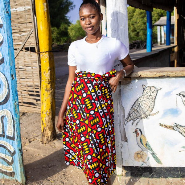 Skirt Suit Amazon African Skirt African Maxi Skirt In Red Summer