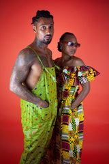 Amazing Kente African Maxi Dress - Continent Clothing 