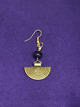 Boho Messingohrringe mit dem Stammeseinfluss