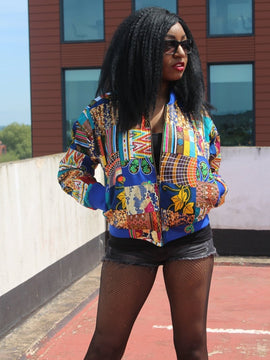 Chaqueta Festival en Patchwork - Ropa Africana