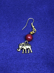 Lucky Elephant Earrings Animal Lover - Continent Clothing 