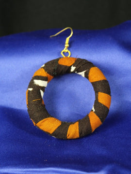 Mud Cloth African Earrings