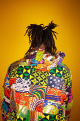 Patchwork Hooded Jacket - Continent Clothing 