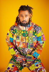 Patchwork Hooded Jacket - Continent Clothing 