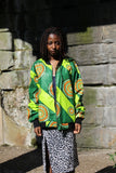 Retro Bomber Jacket - Fresh Prince Jacket in Green - Continent Clothing 