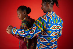 Women's African Print Shirt Oversized - Continent Clothing 